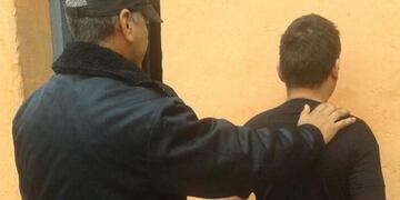 El muchacho, de 26 años, quedó detenido por el delito de lesiones leves, (Policiales San Nicolás)