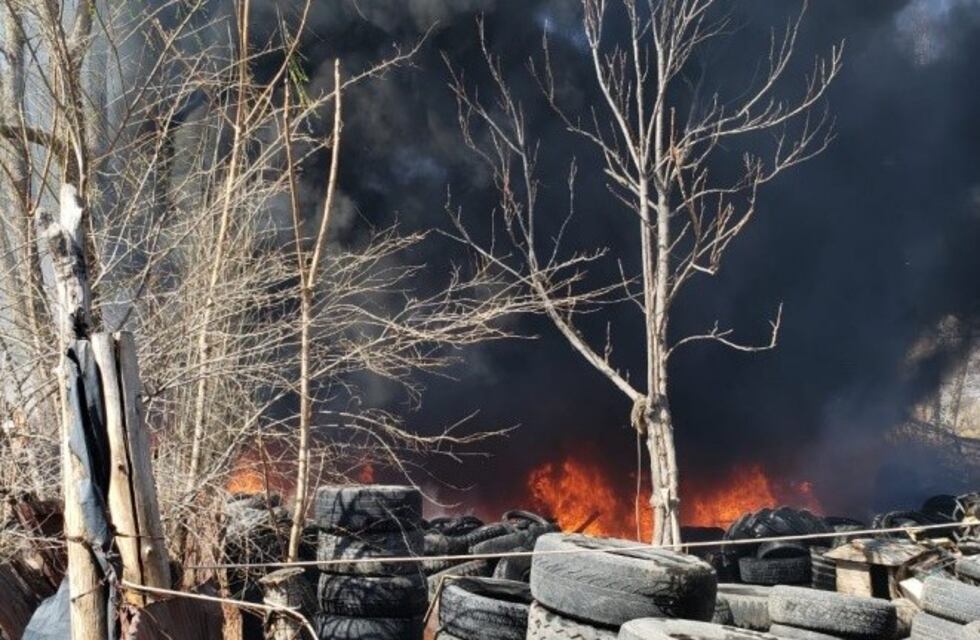 Alerta máxima en Tunuyán por un incendio