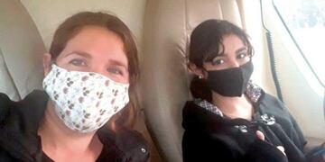 Victoria Romero de Misiones en viaje a Buenos Aires donde fue trasplantada de un riñón\u002E Foto de El Territorio