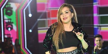 Karina en la pista de Showmatch\u002E