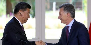 Mauricio Macri y Xi Jinping (REUTERS/Marcos Brindicci)
