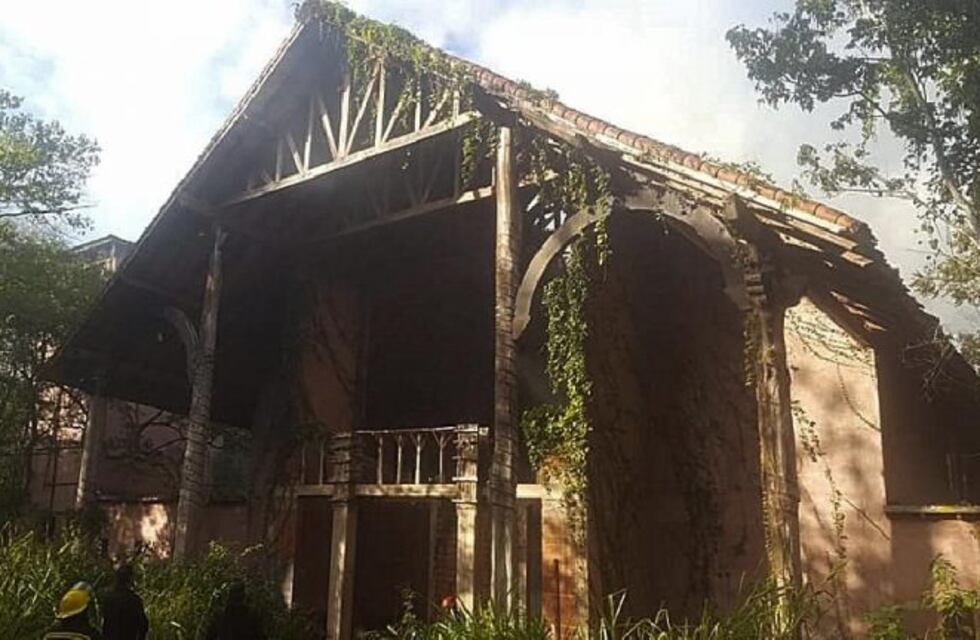 Se incendió un edificio en construcción en la zona de las 600 Hectáreas
