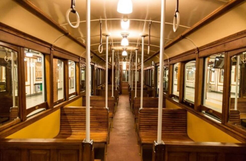 Los coches antiguos del subte A vuelven a rodar este fin de semana