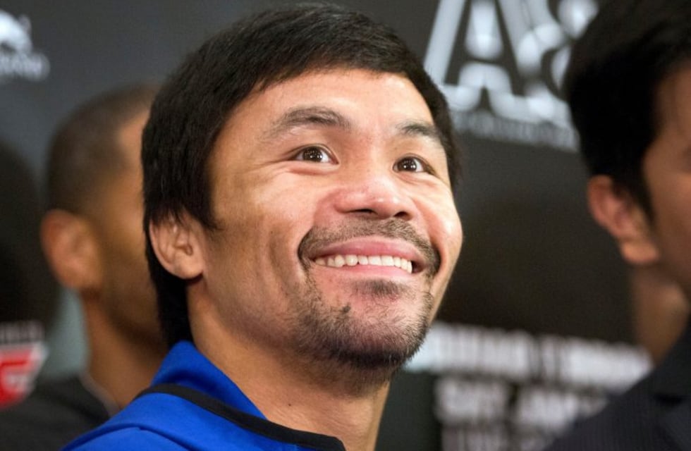Manny Pacquiao bromeó con el peso del "Chino" Maidana y respondió a su desafío