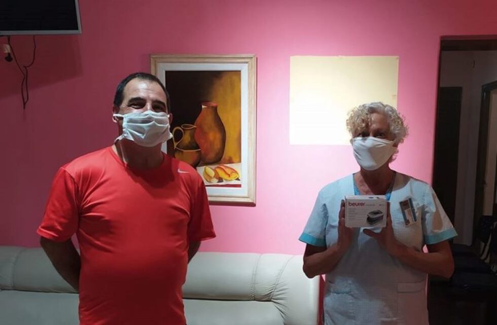 El intendente de Villa de las Rosas donó parte de su sueldo