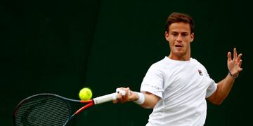 Wimbledon: Diego Schwartzman debutó con un triunfo y Federico Delbonis quedó eliminado\u002E (EFE)