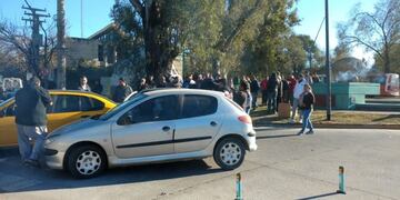 La protesta se lleva a cabo en la zona del CPC de Argüello\u002E