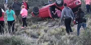Vuelco en Tunuyán