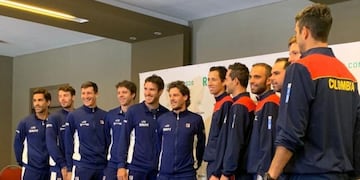 Copa Davis: Leonardo Mayer abrirá la serie ante Colombia\u002E (Twitter/@CopaDavis)