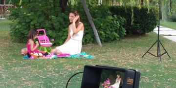 Grabación de uno de los spots del Ministerio de Salud Pública de San Juan