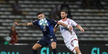 El goleador Albiazul, Nahuel Bustos, se hizo presente en el marcador\u002E Primer del 2020\u002E