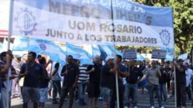 La medida fue respaldada por las autoridades de la UOM.