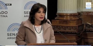 La abogada y Defensora de pobres y ausentes de Corrientes, Nora Maciel expuso en el Senado por el proyecto de la Interrupción Voluntaria del Embarazo\u002E