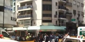Fuga en avenida Corrientes