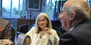 Maria Kodama en la UNCuyo