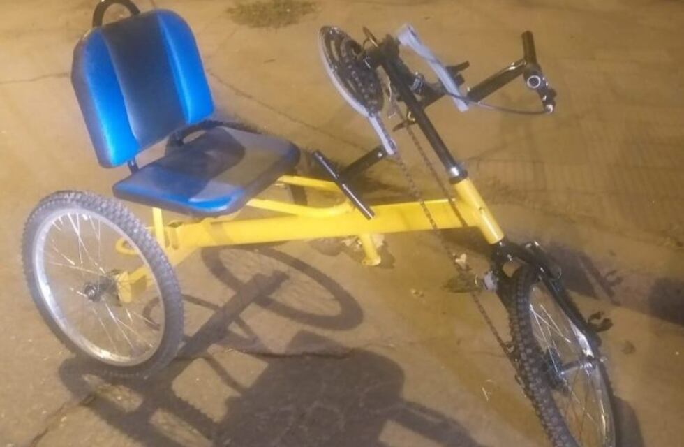 Recuperan una de las bicicletas adaptadas robadas