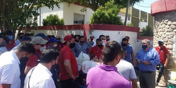 Reprimieron una protesta de choferes en La Rioja y un manifestante perdió un ojo