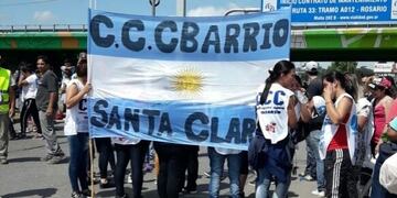 La CCC realiza varios cortes en la ciudad de Rosario\u002E (Eduardo Delmonte)