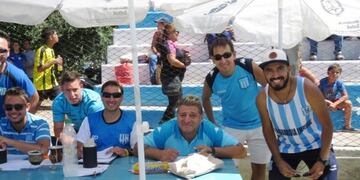 El "Turco" García de paso en San Rafael habló de fútbol