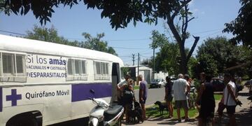Quirófano móvil llega al barrio Belgrano