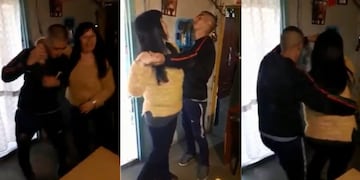 Joven y su madre bailando cuarteto\u002E
