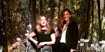 El mural de 360 grados fue creado específicamente para una sala del centro cultural porteño\u002E (Facebook)