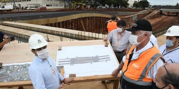 Los encargados del proyecto recorrieron las obras\u002E