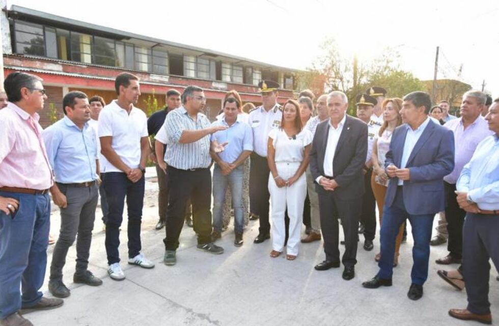 Bajo la mirada de Jaldo, avanzan obras emblemáticas en Bella Vista