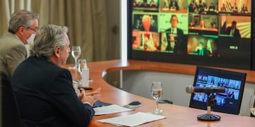 Alberto Fernández participó de la cumbre del Mercosur\u002E (Presidencia)