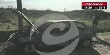 Auto incendiado empresario Caballito