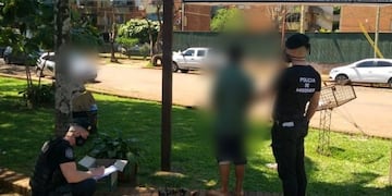 El detenido fue apresado cuando estaba en evidente estado de nerviosismo\u002E