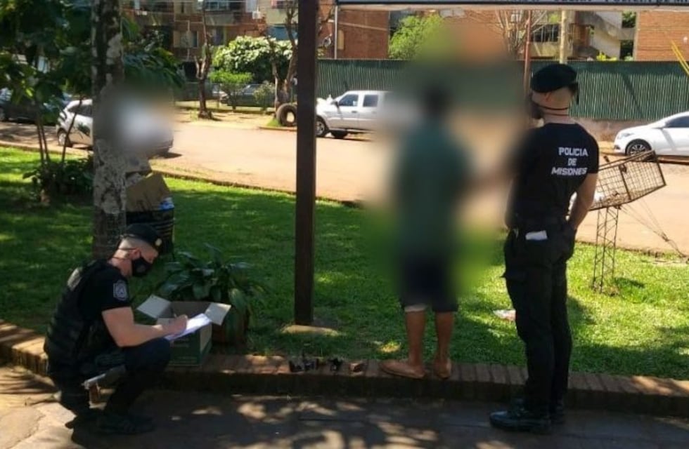 Un joven terminó tras las rejas por ocasionar disturbios en un barrio de Oberá