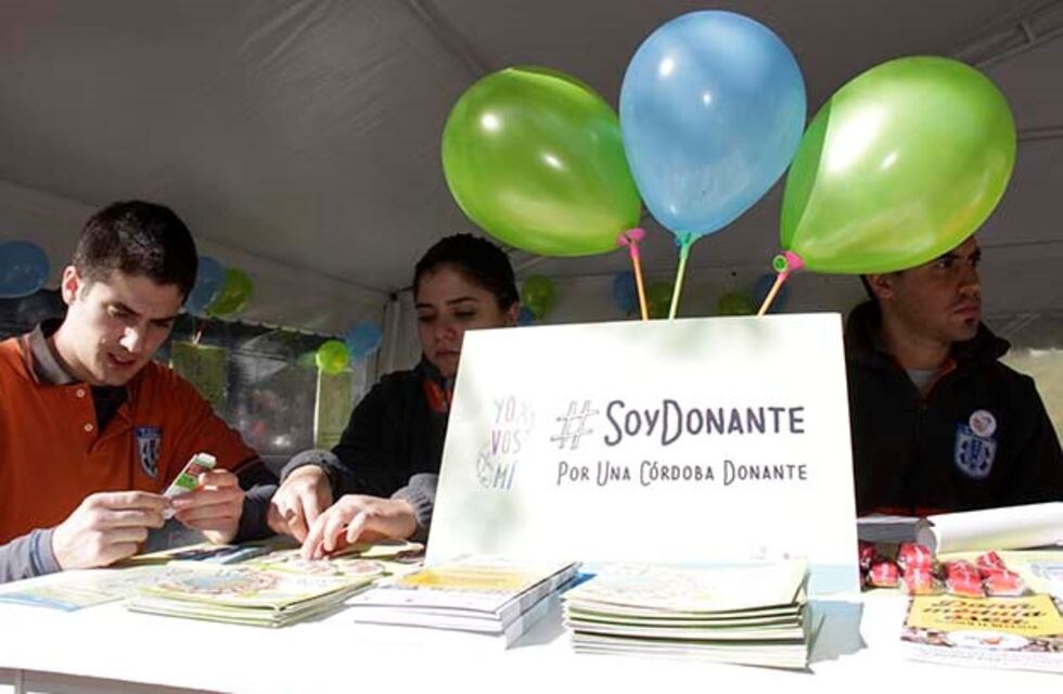 Córdoba, tercera jurisdicción con mayor cantidad de donantes