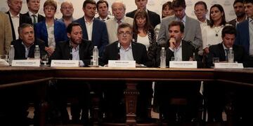 Juntos por el Cambio tras la presentacion de Martin Guzman (Foto:Clarín)