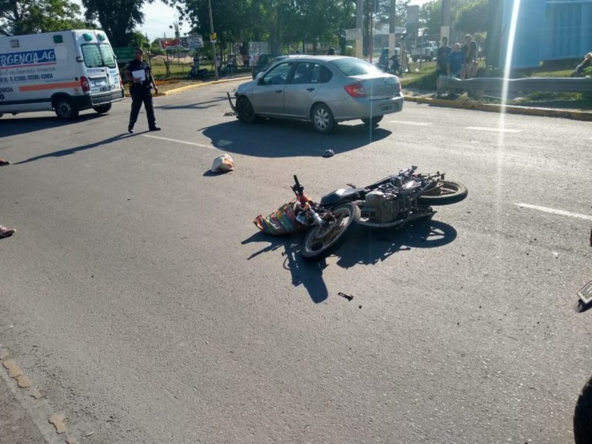 Alta Gracia: accidente de tránsito sobre la Rotonda Fangio\u002E