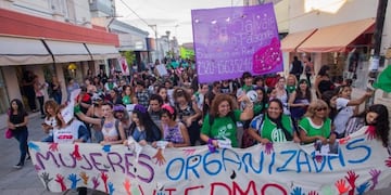 Paro en el Día de la Mujer, Viedma\u002E
