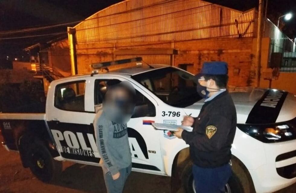 La policía demoró a seis personas por incumplimiento de la cuarentena en Oberá