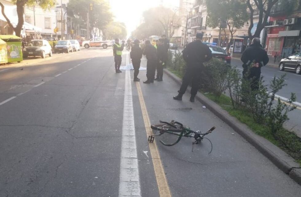 Está grave un hombre de 71 años que chocó con el ciclista fallecido sobre Pellegrini