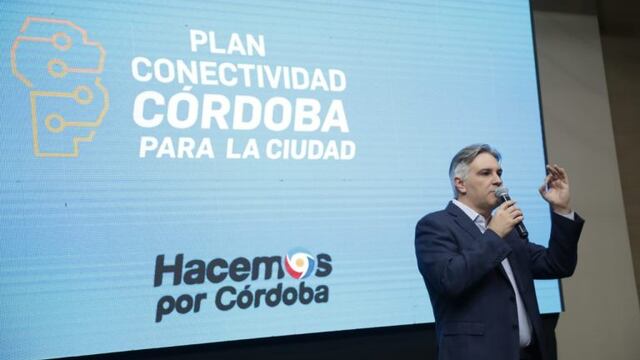 Martín Llaryora y Manuel Calvo presentaron el plan de Conectividad para Córdoba Capital\u002E