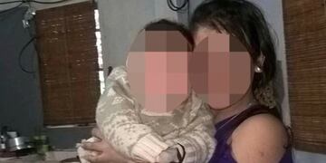 Pamela y su hijo