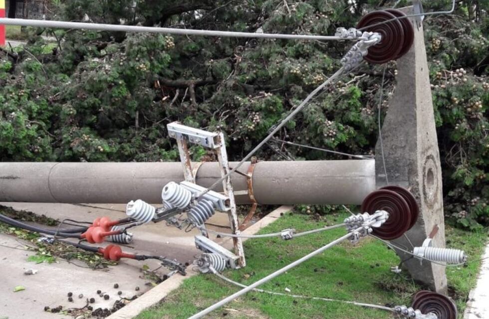 Por el temporal, la mitad de Santa Fe se quedó sin luz