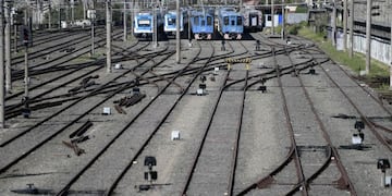 Este lunes habrá paro de trenes. Foto: AFP