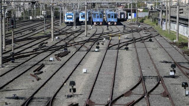 Este lunes habrá paro de trenes. Foto: AFP