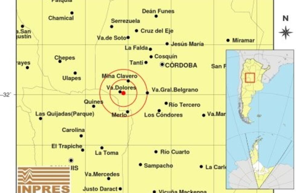 Fuerte temblor en Traslasierra se sintió en varias localidades de Córdoba