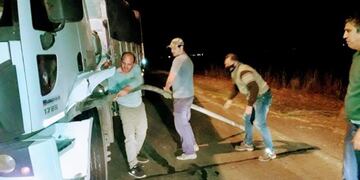 Camionero cordobés atacado en Rosario