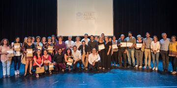 Acto de cierre de cursos y talleres municipales