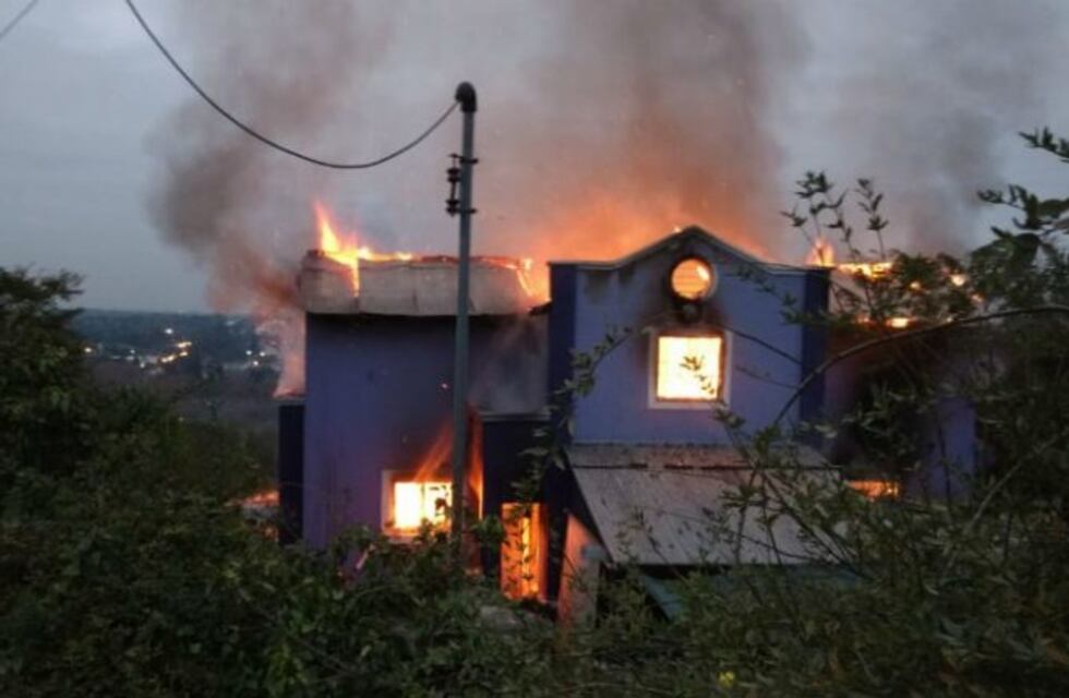 Ayudarán económicamente a la familia de Mendiolaza que perdió su casa por un incendio