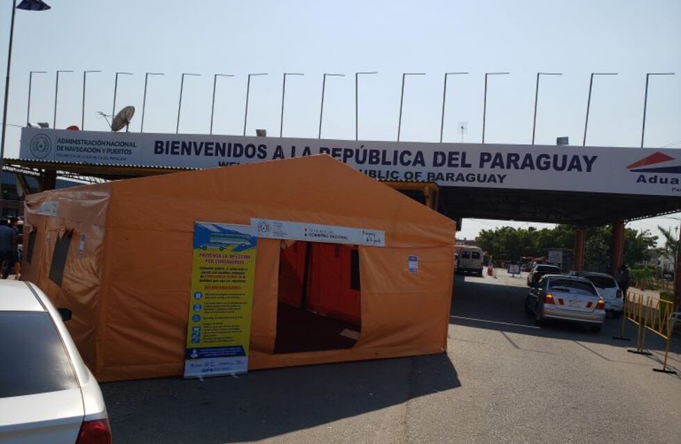 Funcionarios paraguayos toman precauciones por el Coronavirus en el Complejo Fronterizo con Formosa