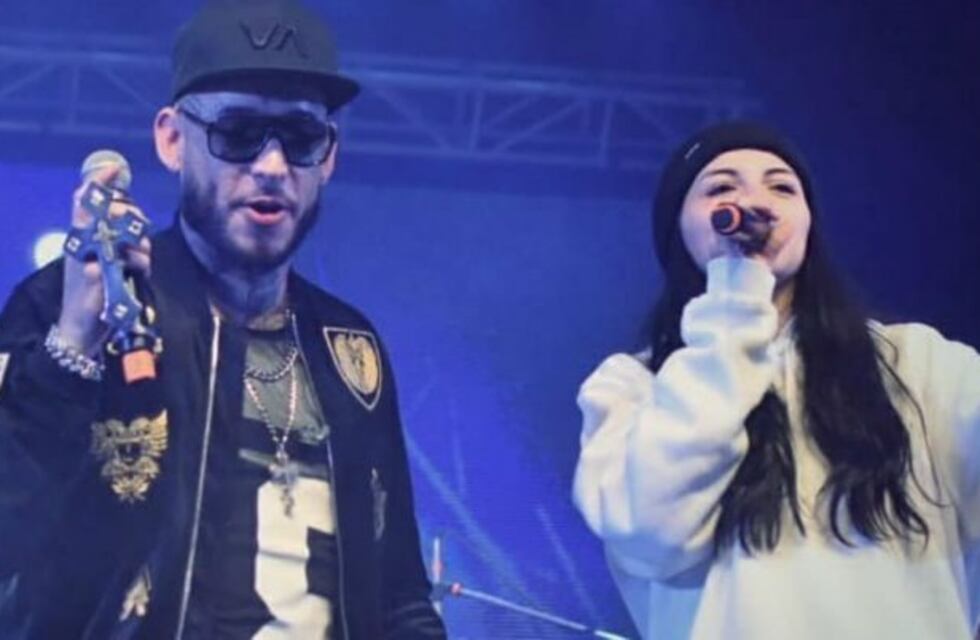 La trapera Cazzu cantó cuarteto junto a Ulises Bueno