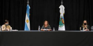 Comité de Crisis de la provincia de San Luis encabezado por la ministra de Salud Silvia Sosa Araujo\u002E